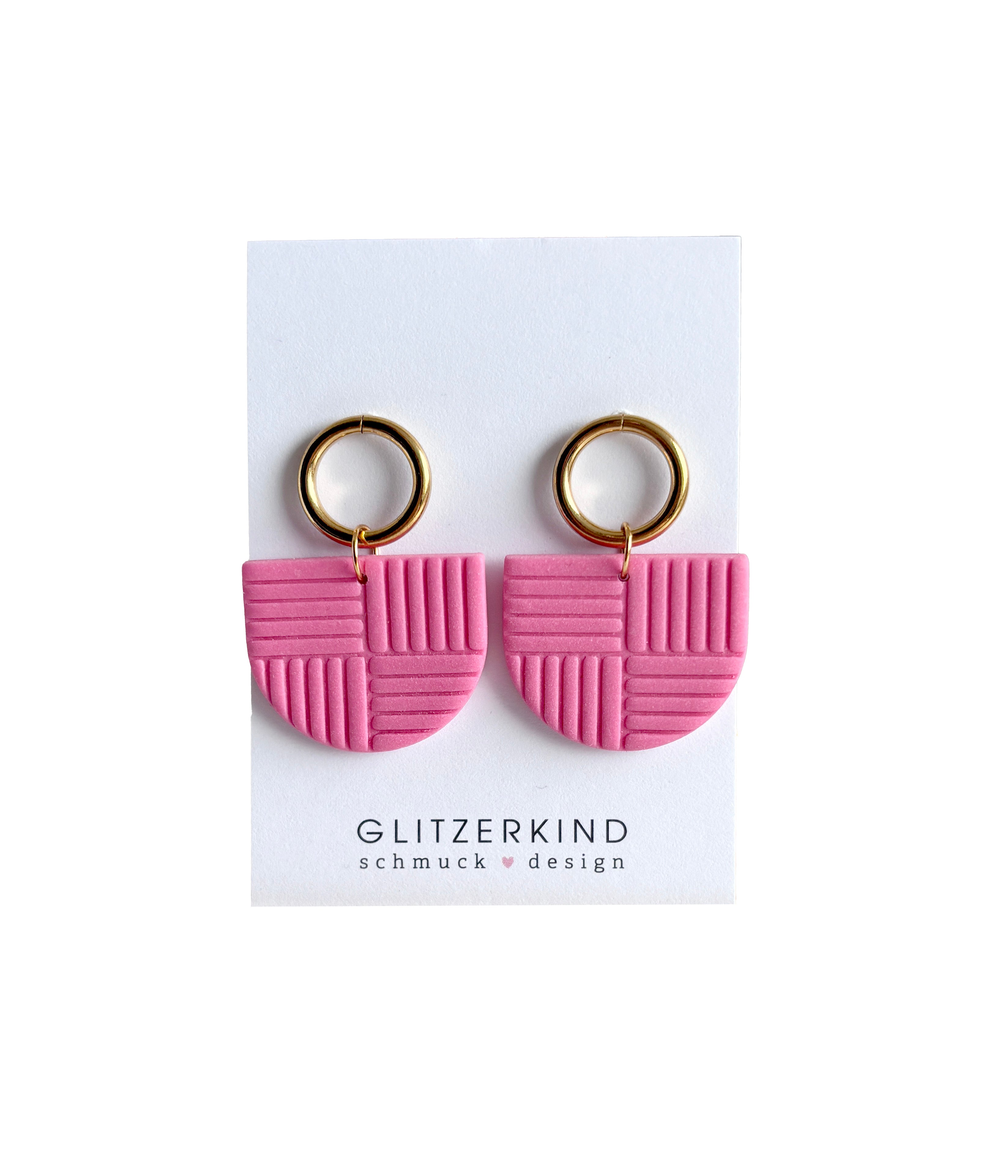 Ohrhänger MAYA rosa - gold