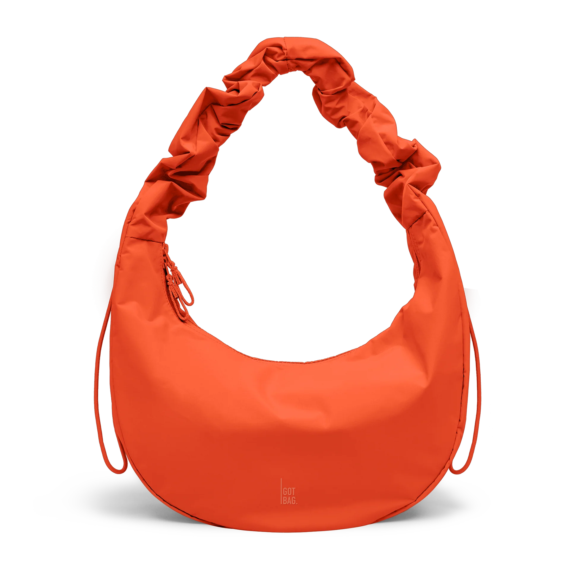 Moon Bag Ruffle - Hot Coral