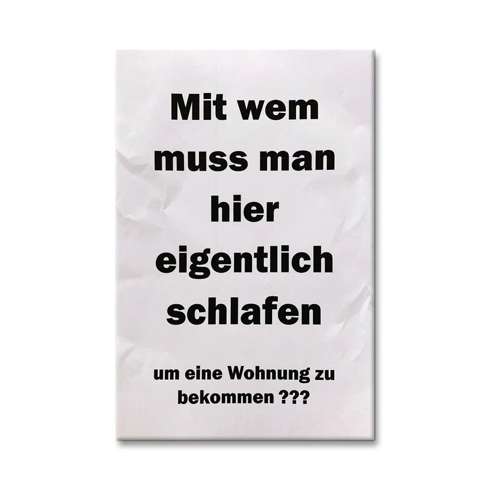 Magnet "Wohnungsmarkt" von Notes of Berlin