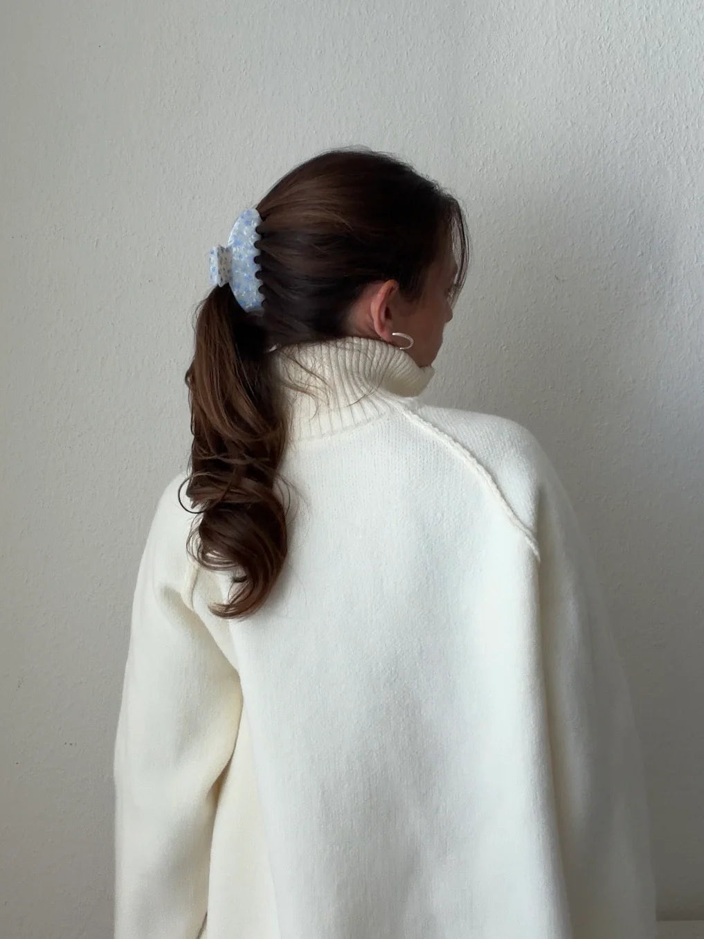 MATILDA CLIP - blaue Blümchen