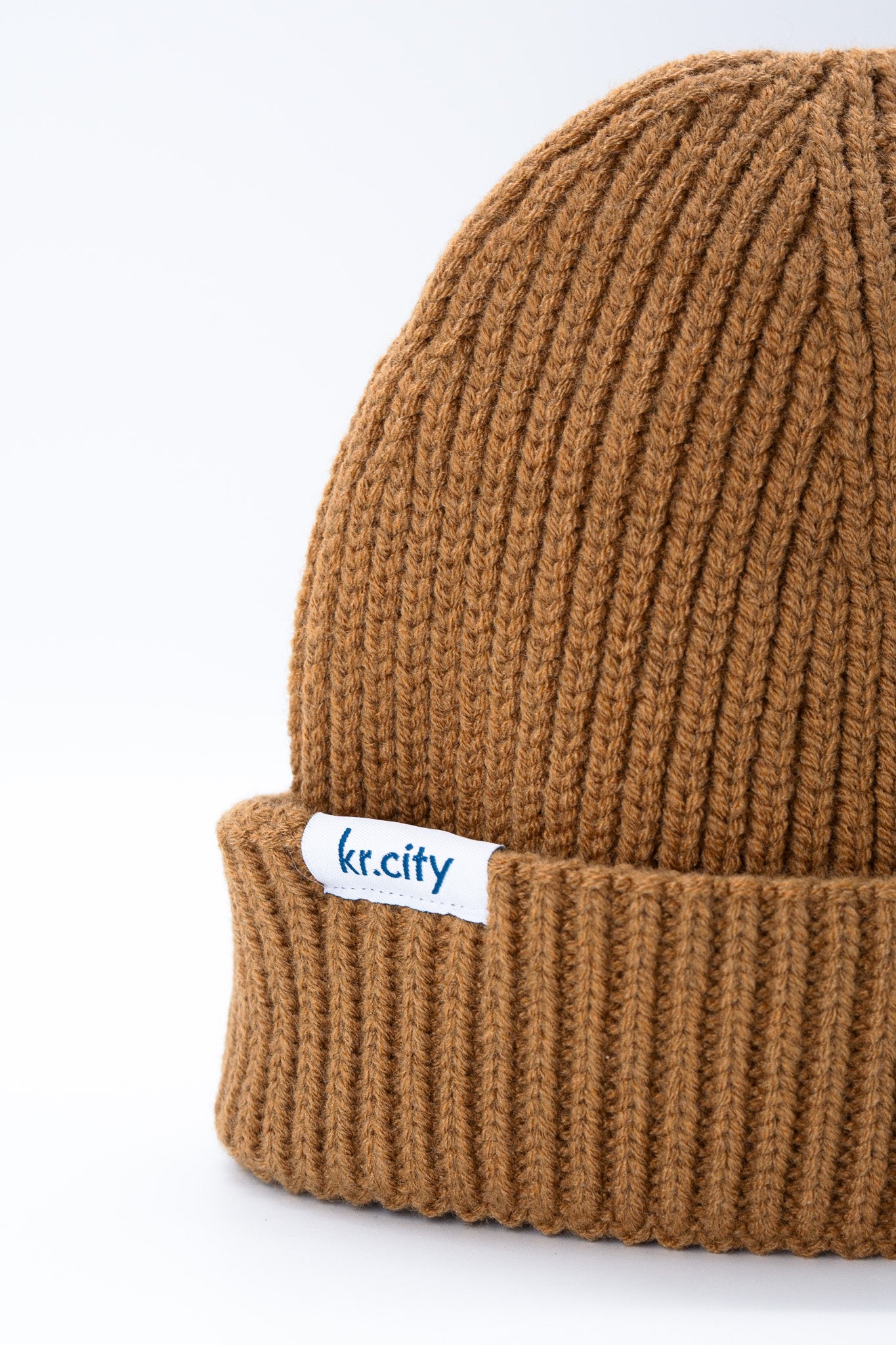 Fischer-Beanie - ockergelb