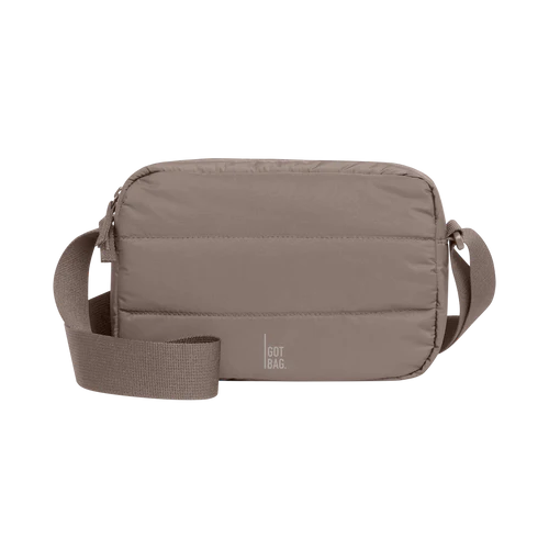 Puffer Crossbody Bag  -oyster