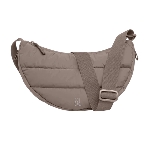 Puffer Moon Bag Small - monochrome oyster