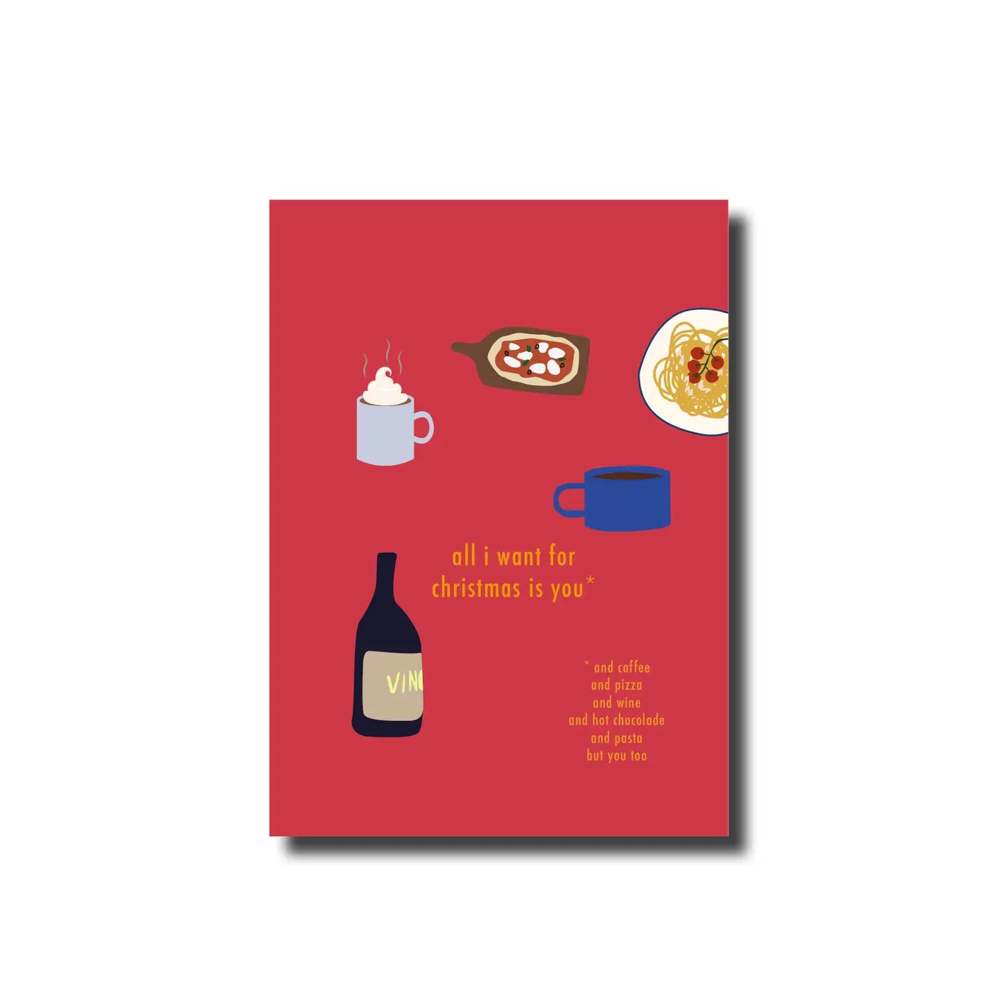 Postkarte all i want for christmas