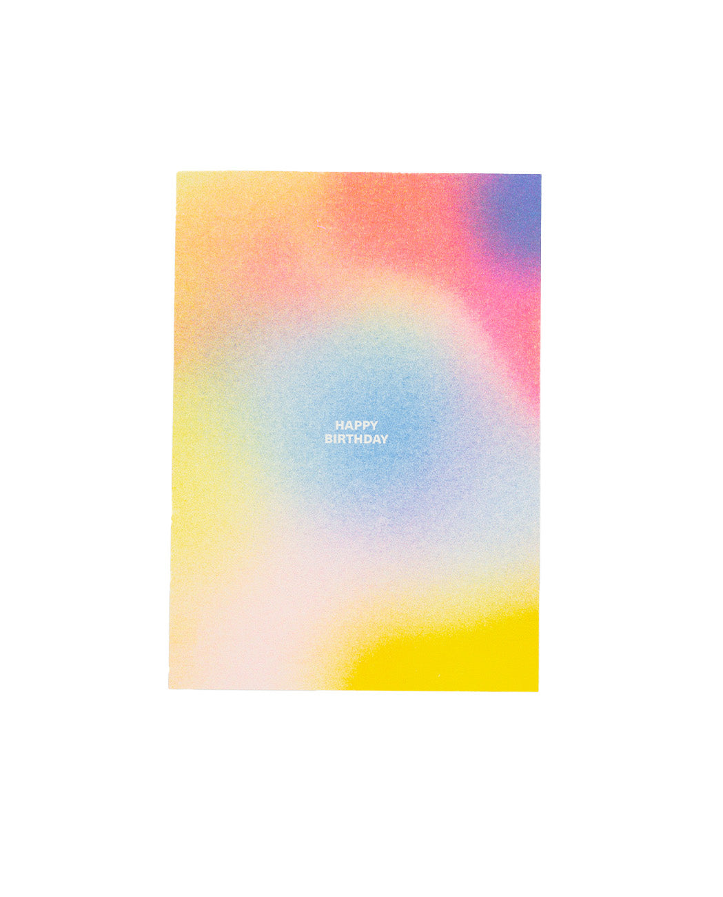 Postkarte HAPPY BIRTHDAY Verlauf