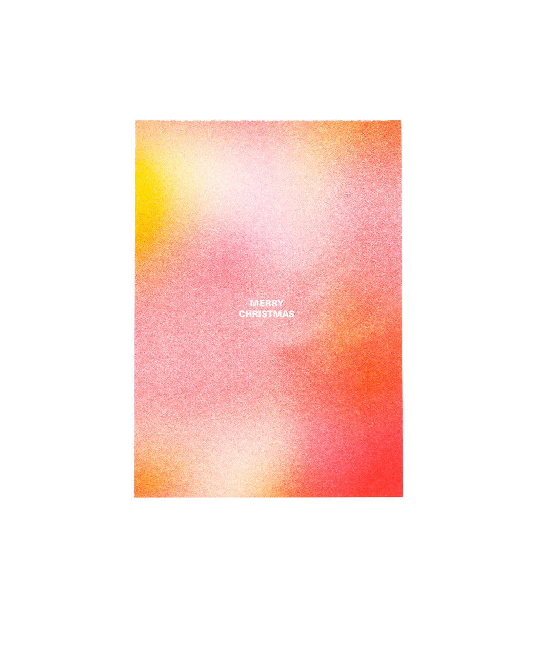 Postkarte Merry Christmas Verlauf