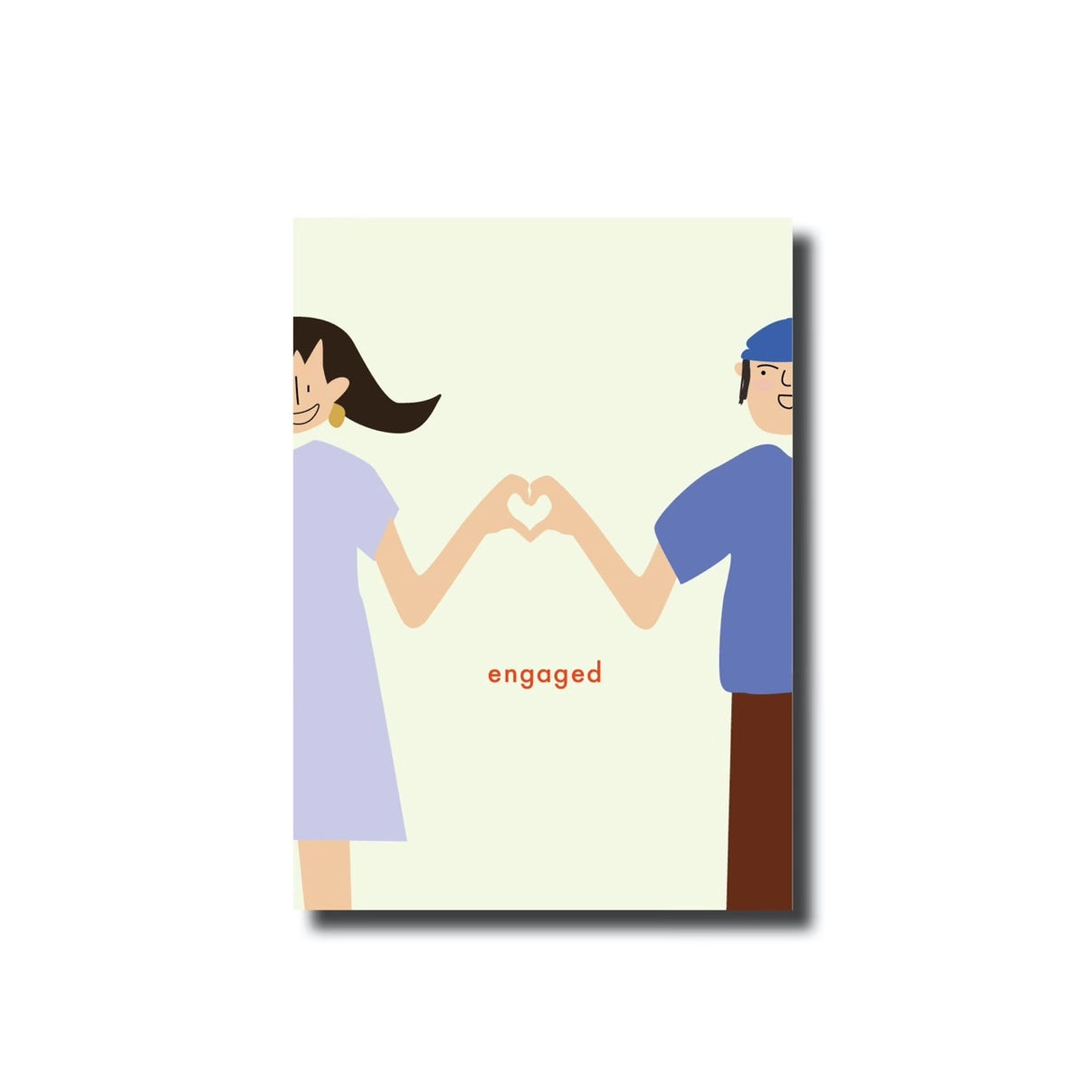 Postkarte engaged