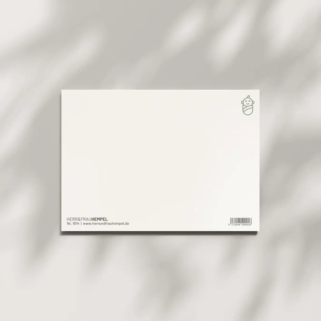 Postkarte THREE IS A GANG