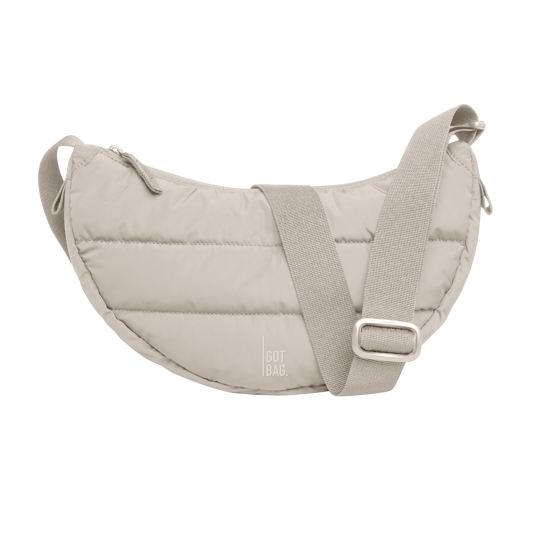 Puffer Moon Bag Small - monochrome scallop