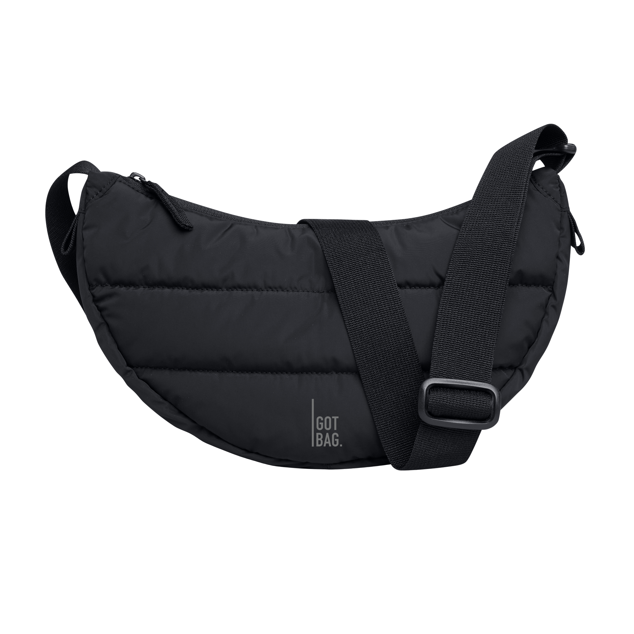 Puffer Moon Bag Small  -black