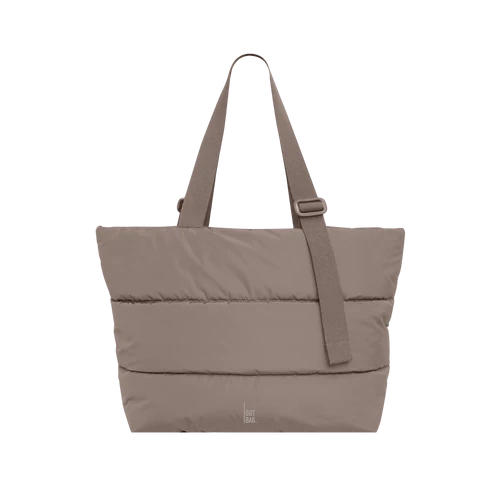 Puffer Tote Bag  -oyster