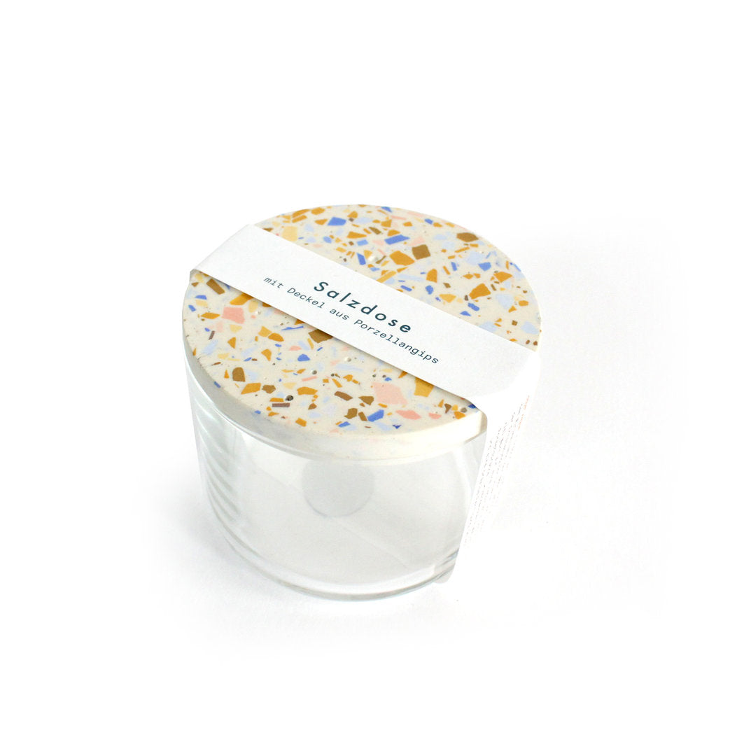 Salzdose – Creme-Ocker