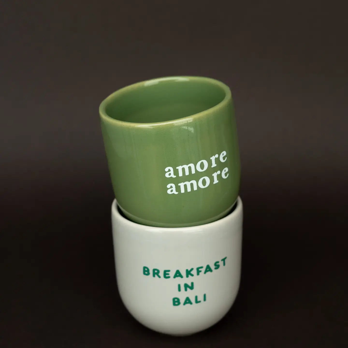 Tasse - Amore Amore grün