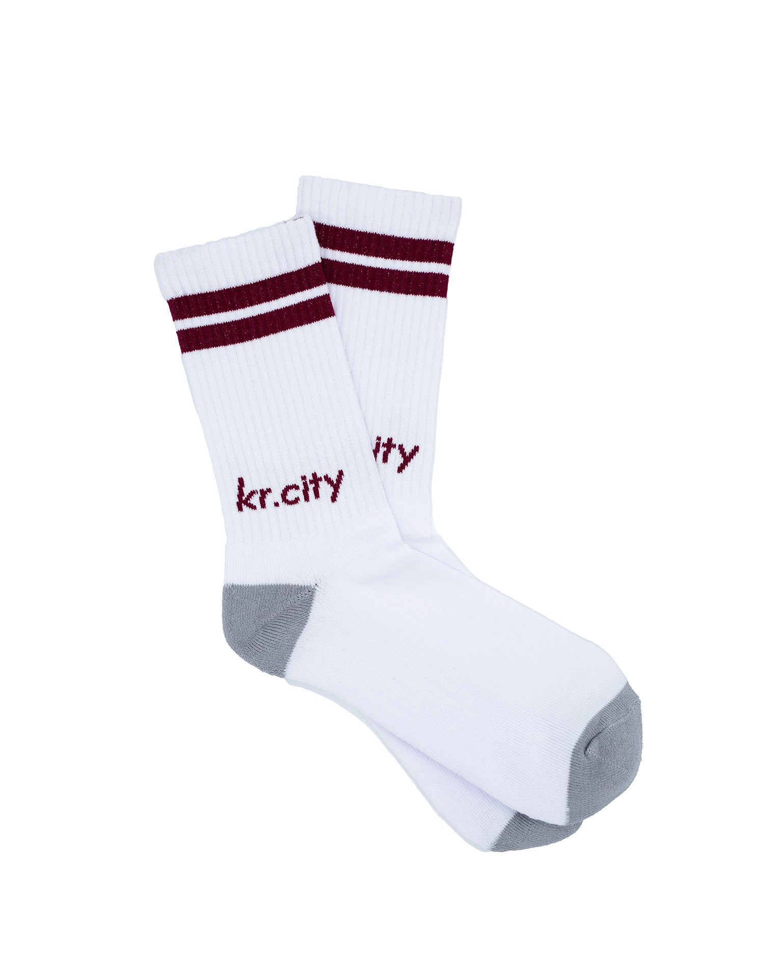 Socks kr.city - stripes bordeaux