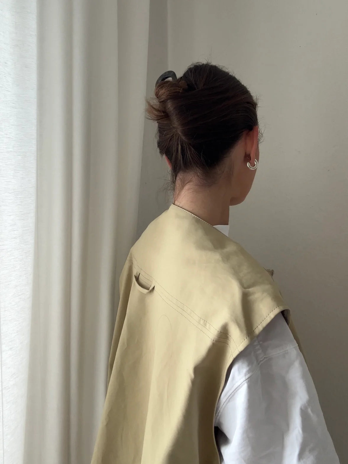 WAVY U-PIN - espresso