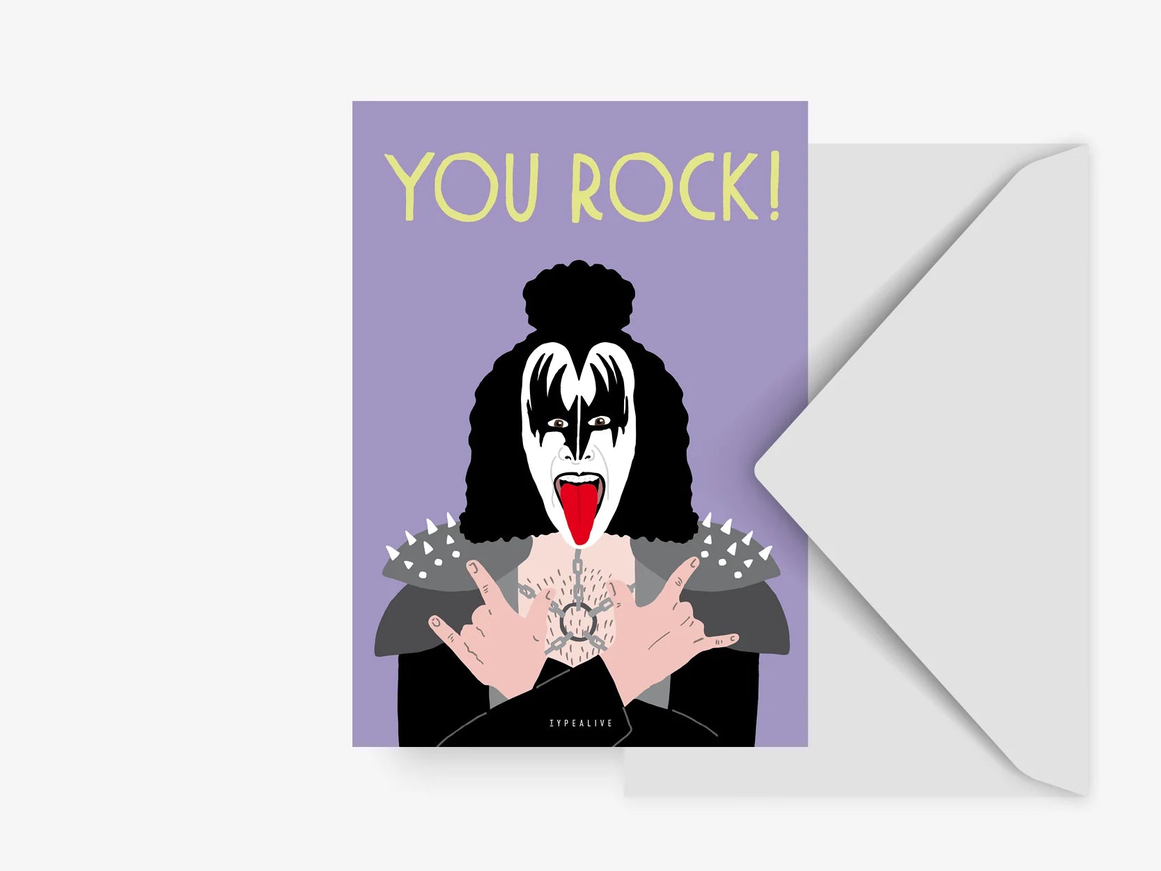 Postkarte You Rock