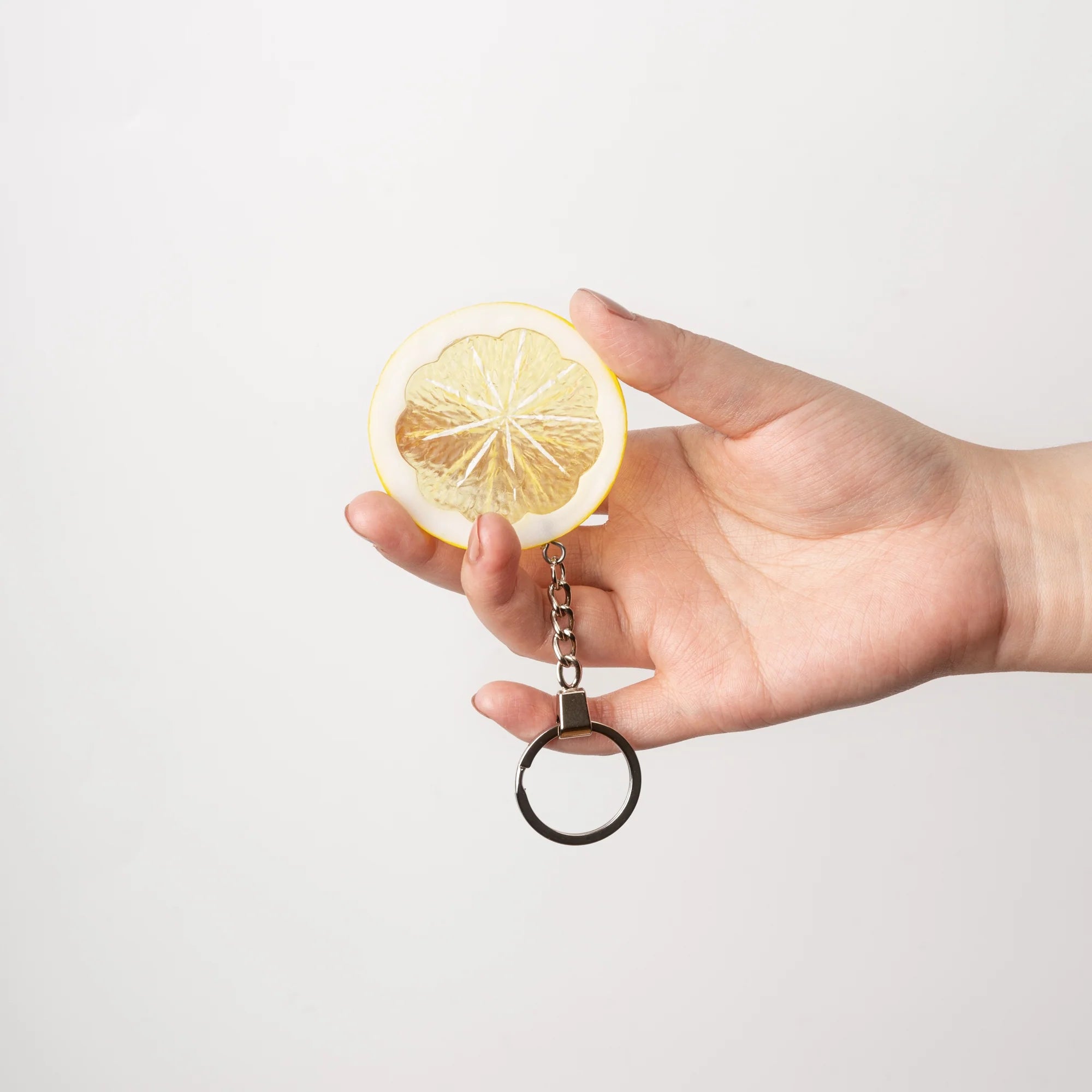 Schlüsselanhänger Zitronenscheibe