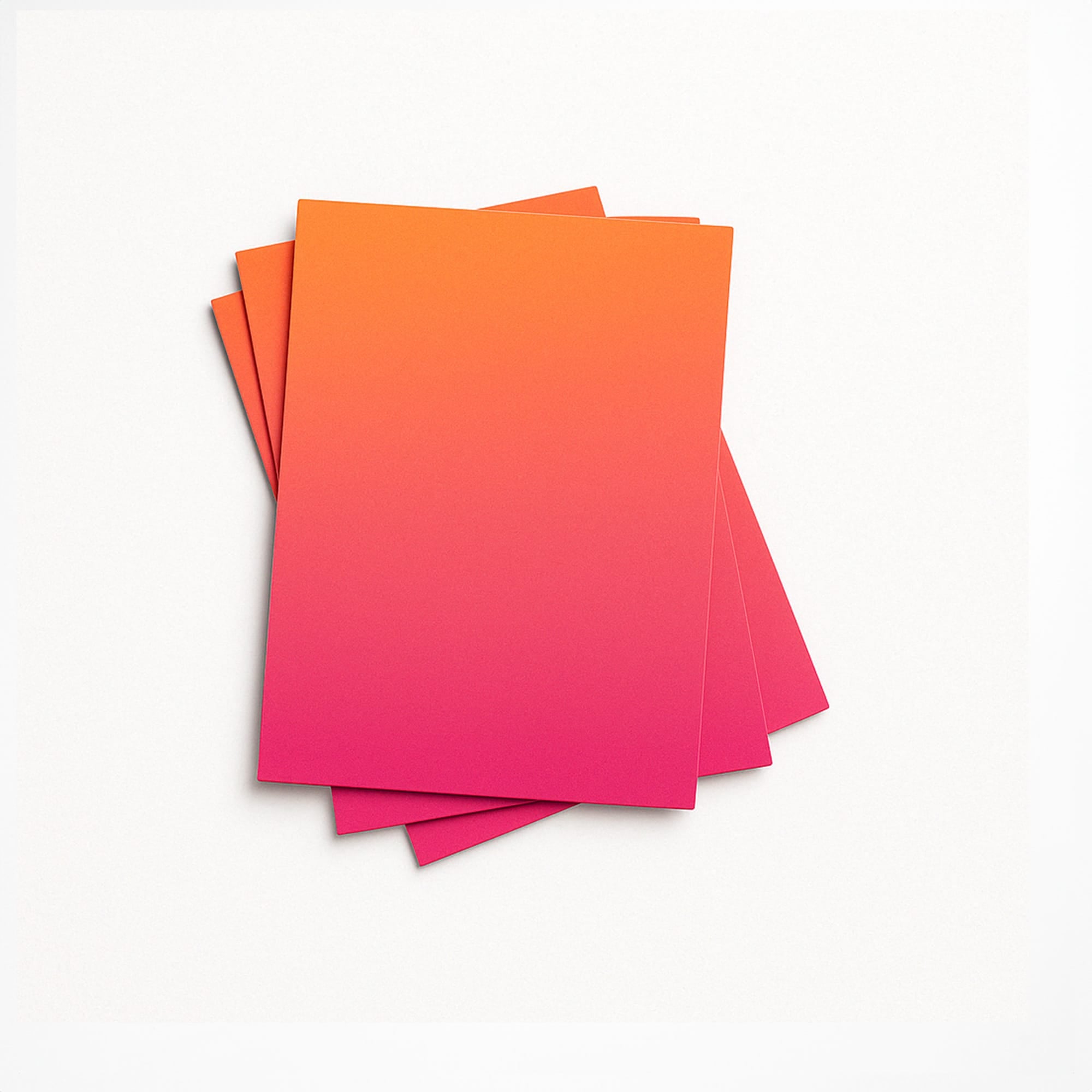 Postkarte Verlauf Pink-Orange