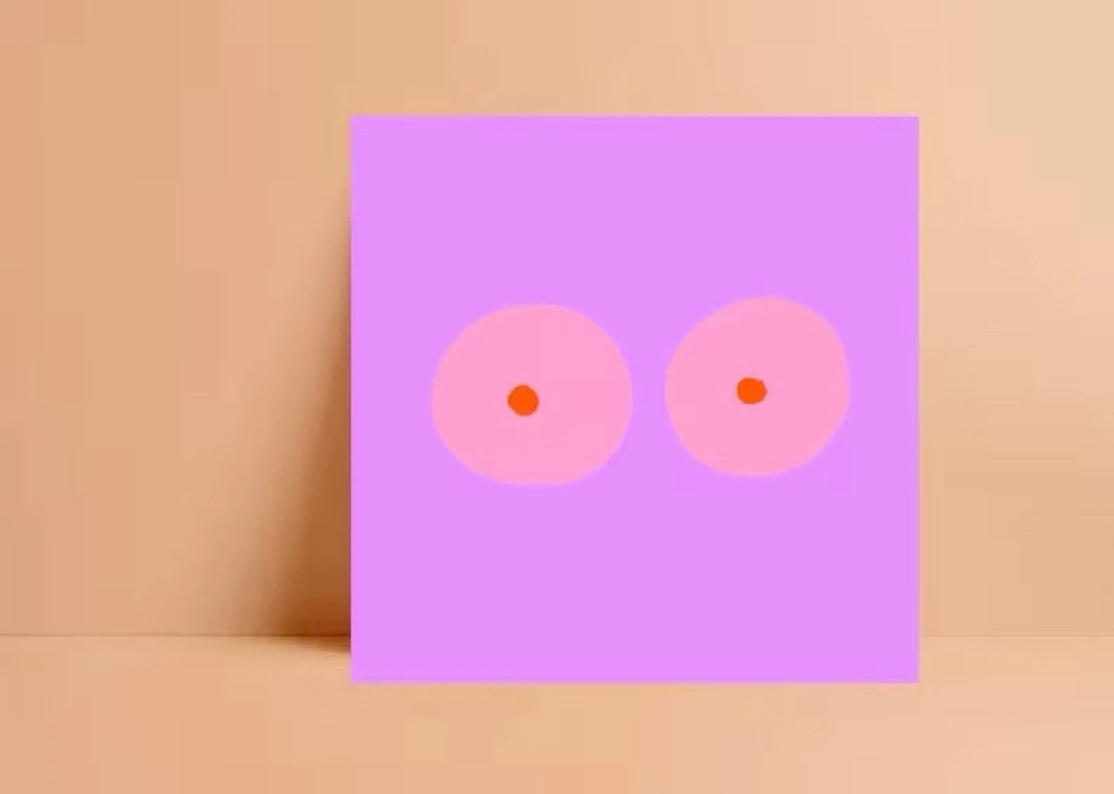 Postkarte Boobs