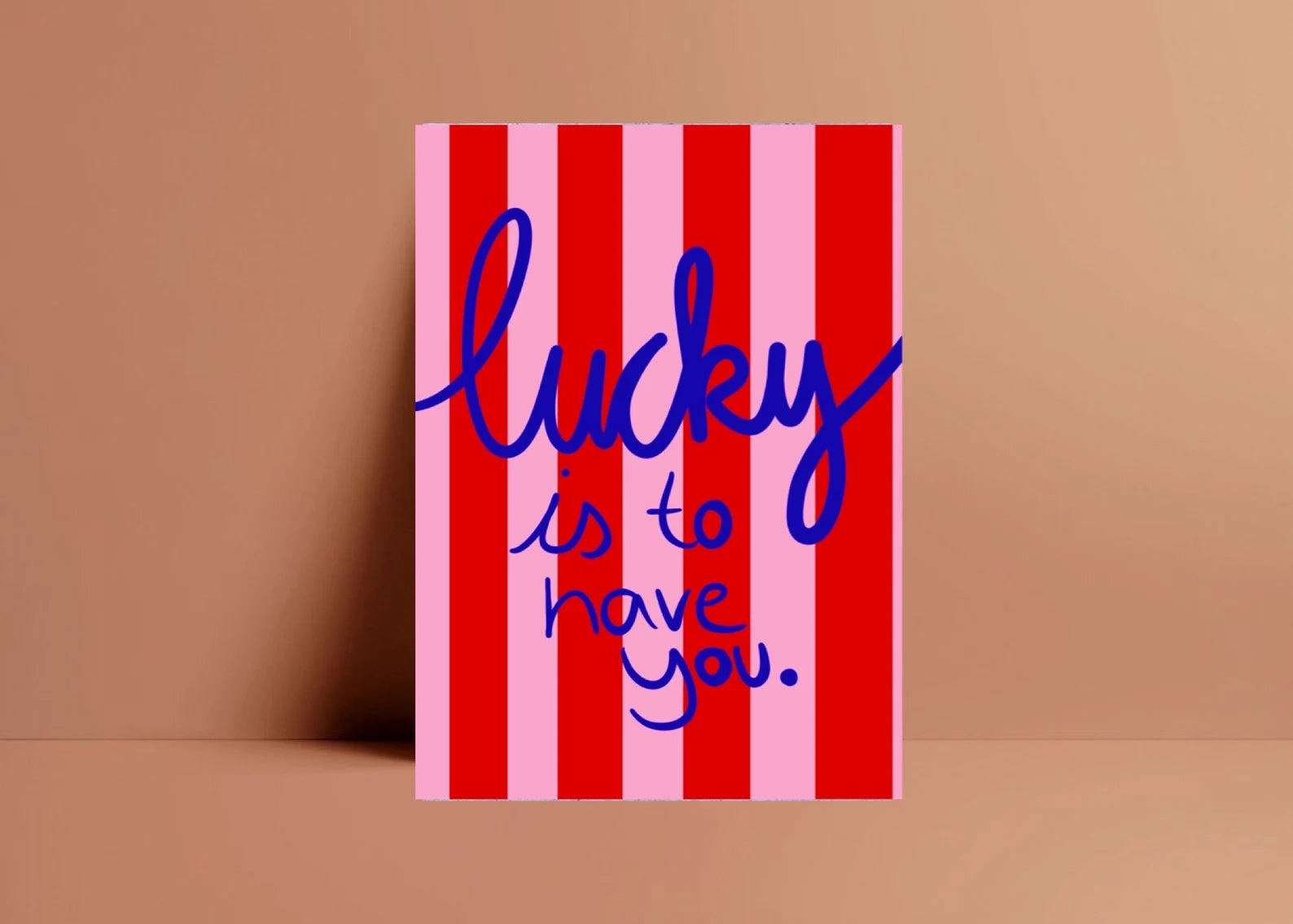 Postkarte lucky