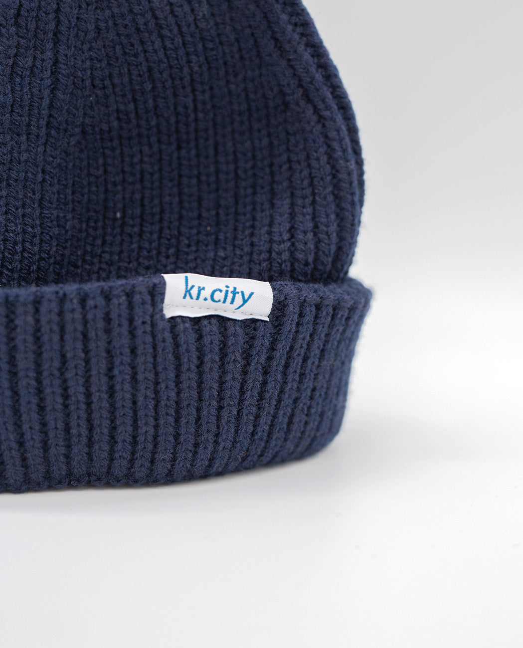 Fischer-Beanie - marineblau