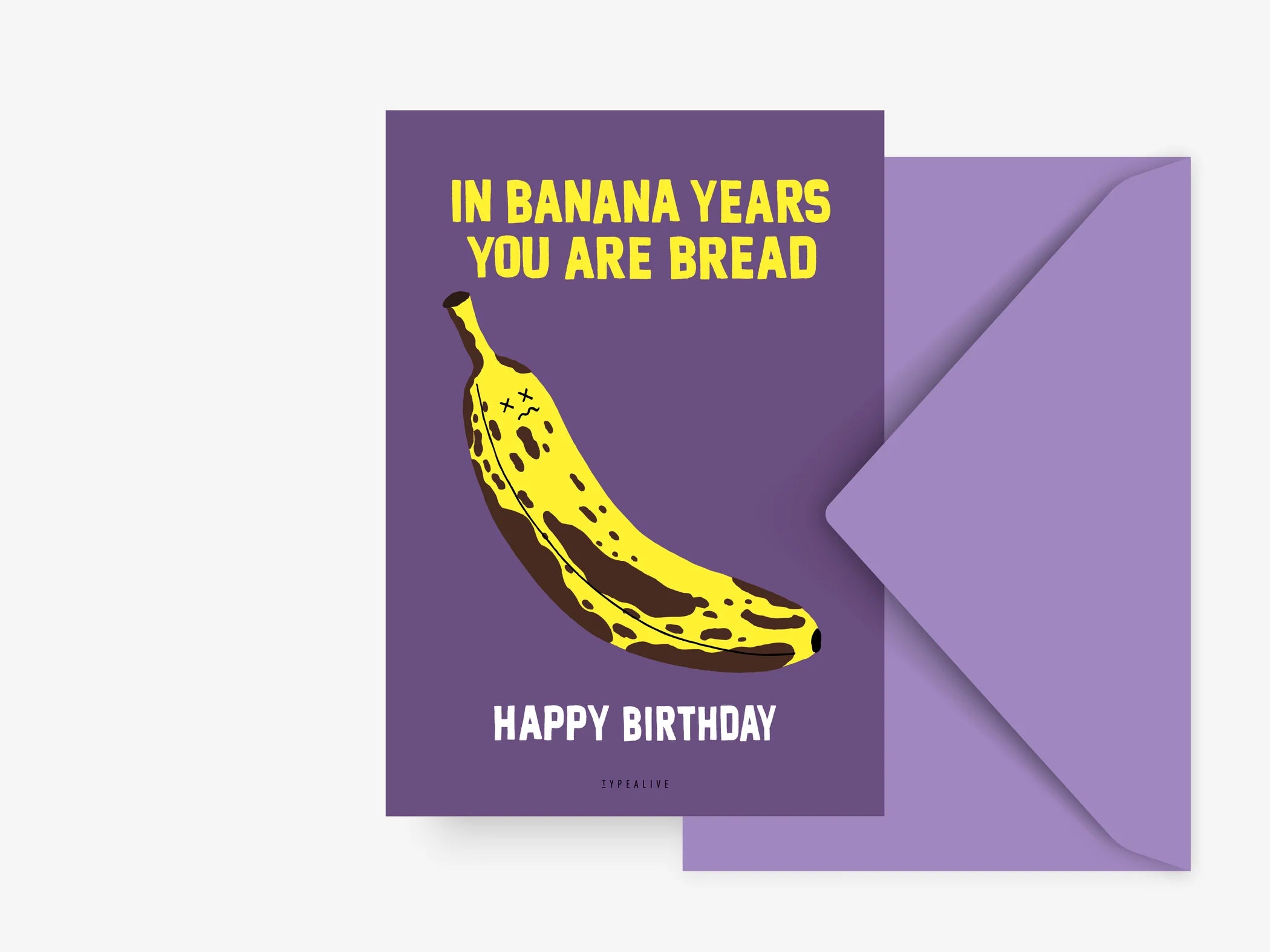 Postkarte Banana Years