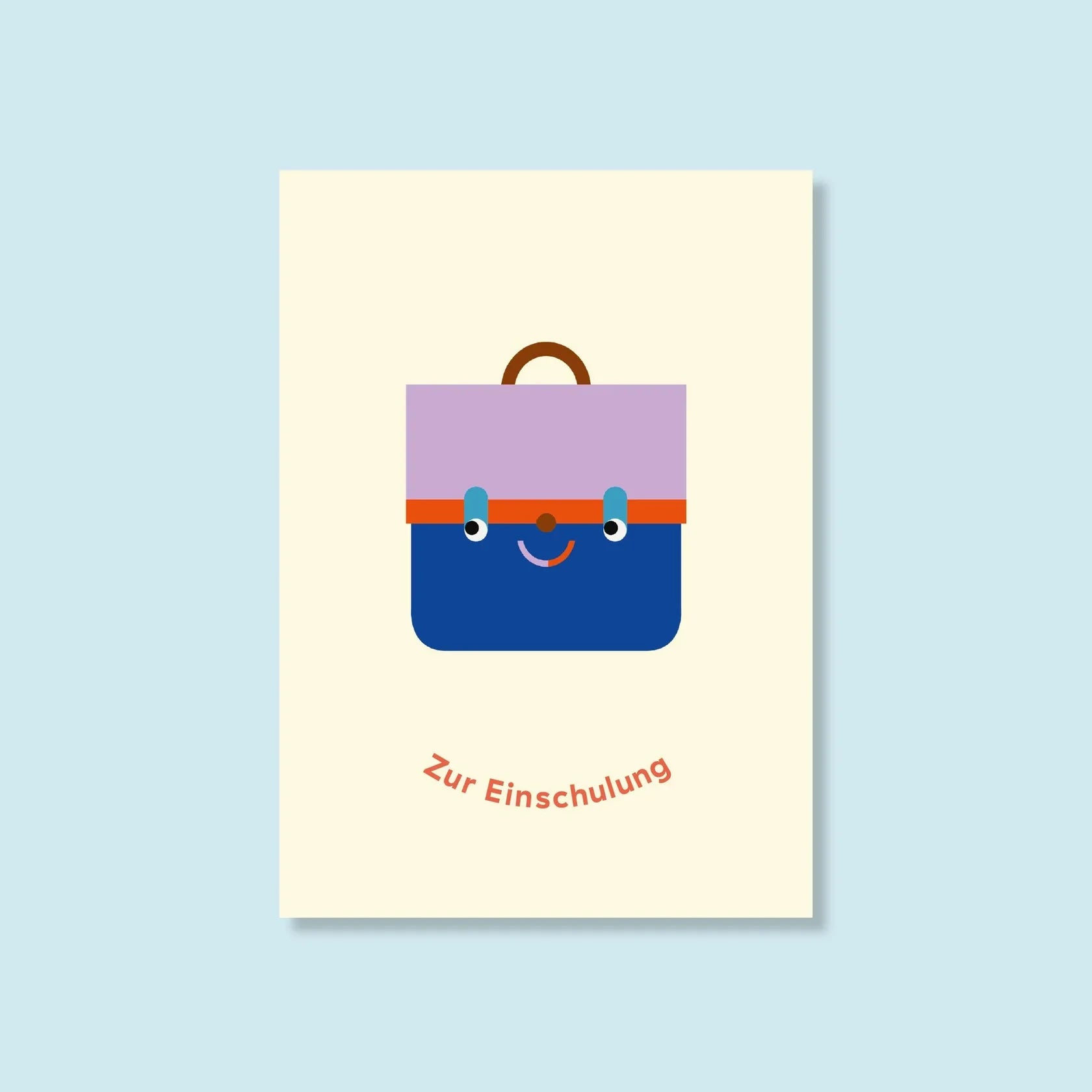 Postkarte - Zur Einschulung