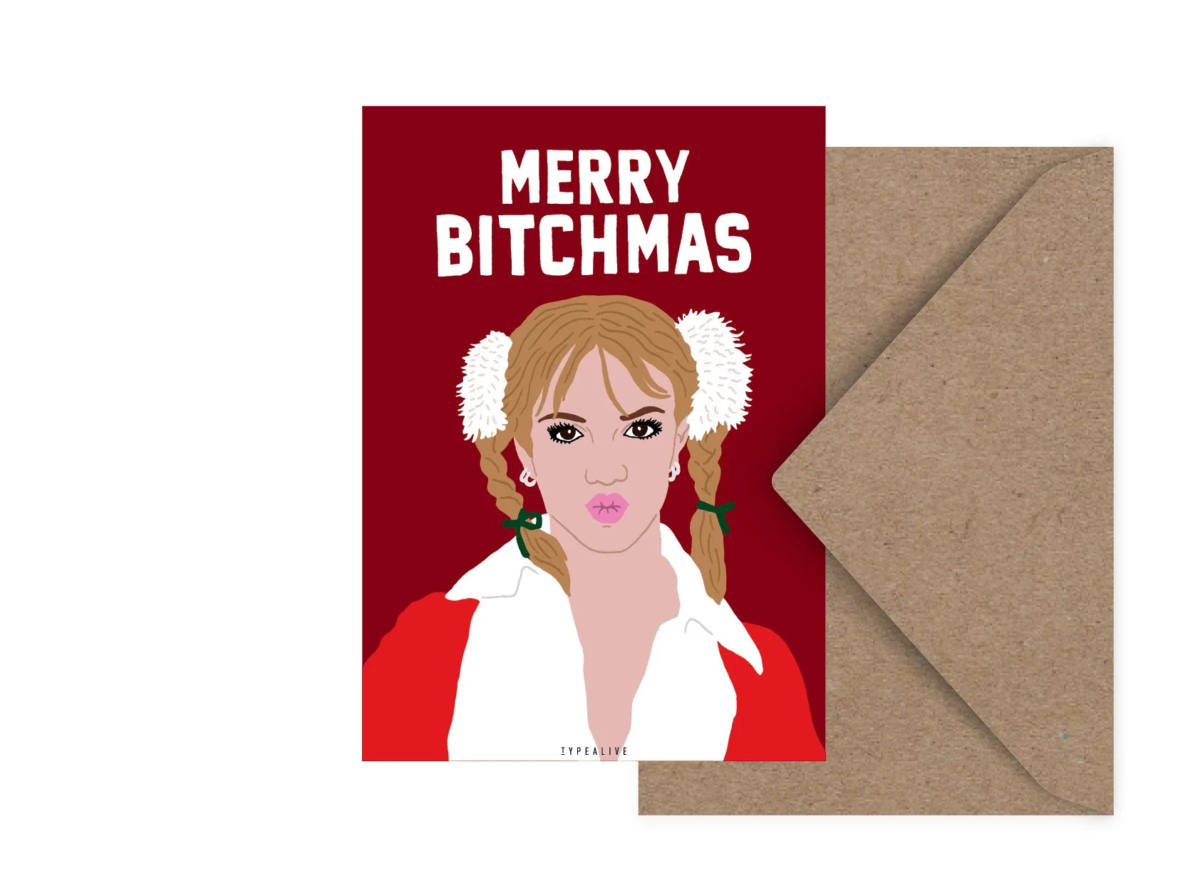 Postkarte Bitchmas