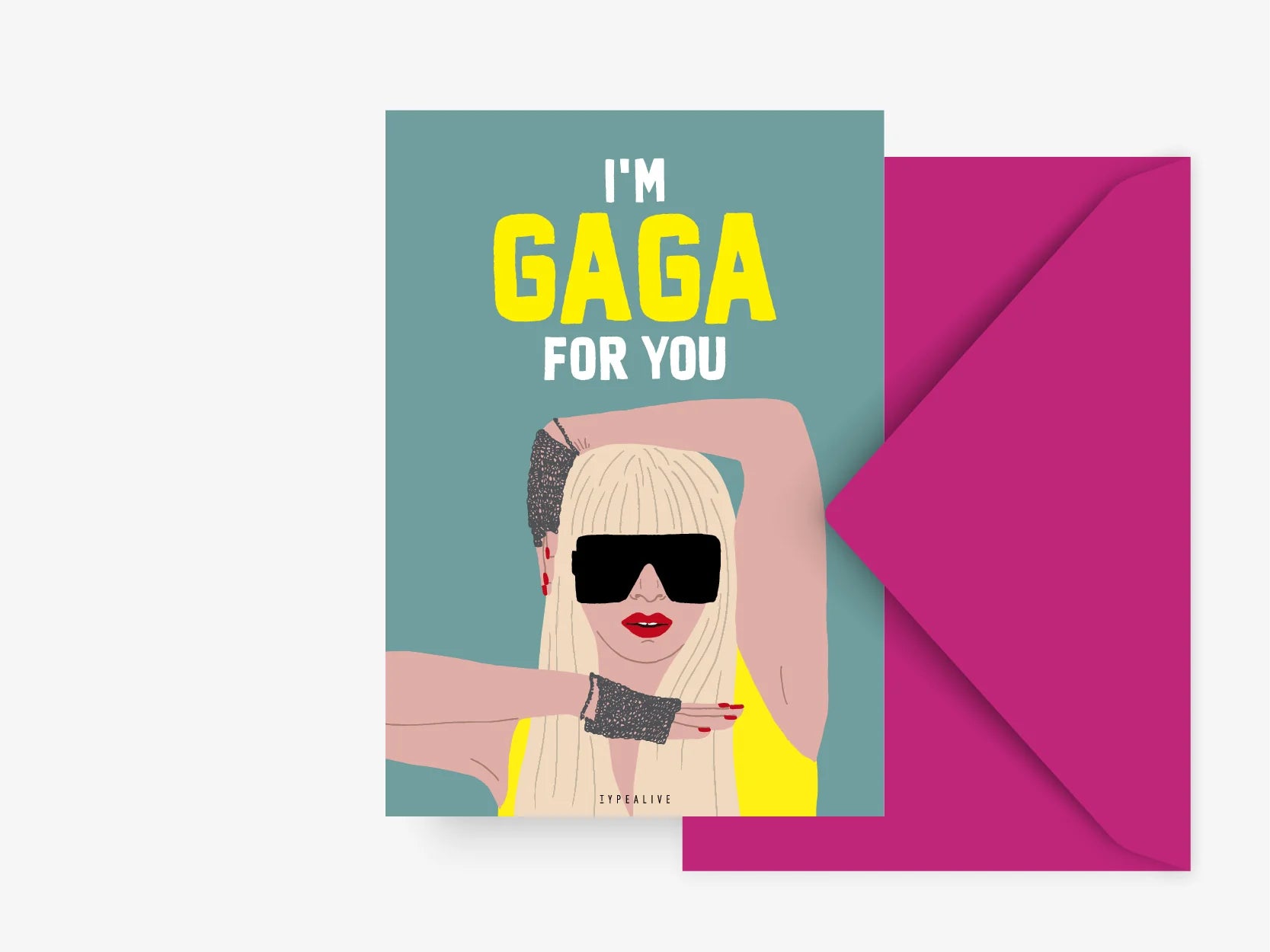 Postkarte Gaga For You