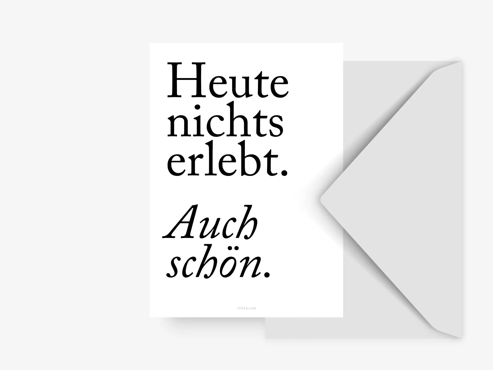 Postkarte Auch Schön